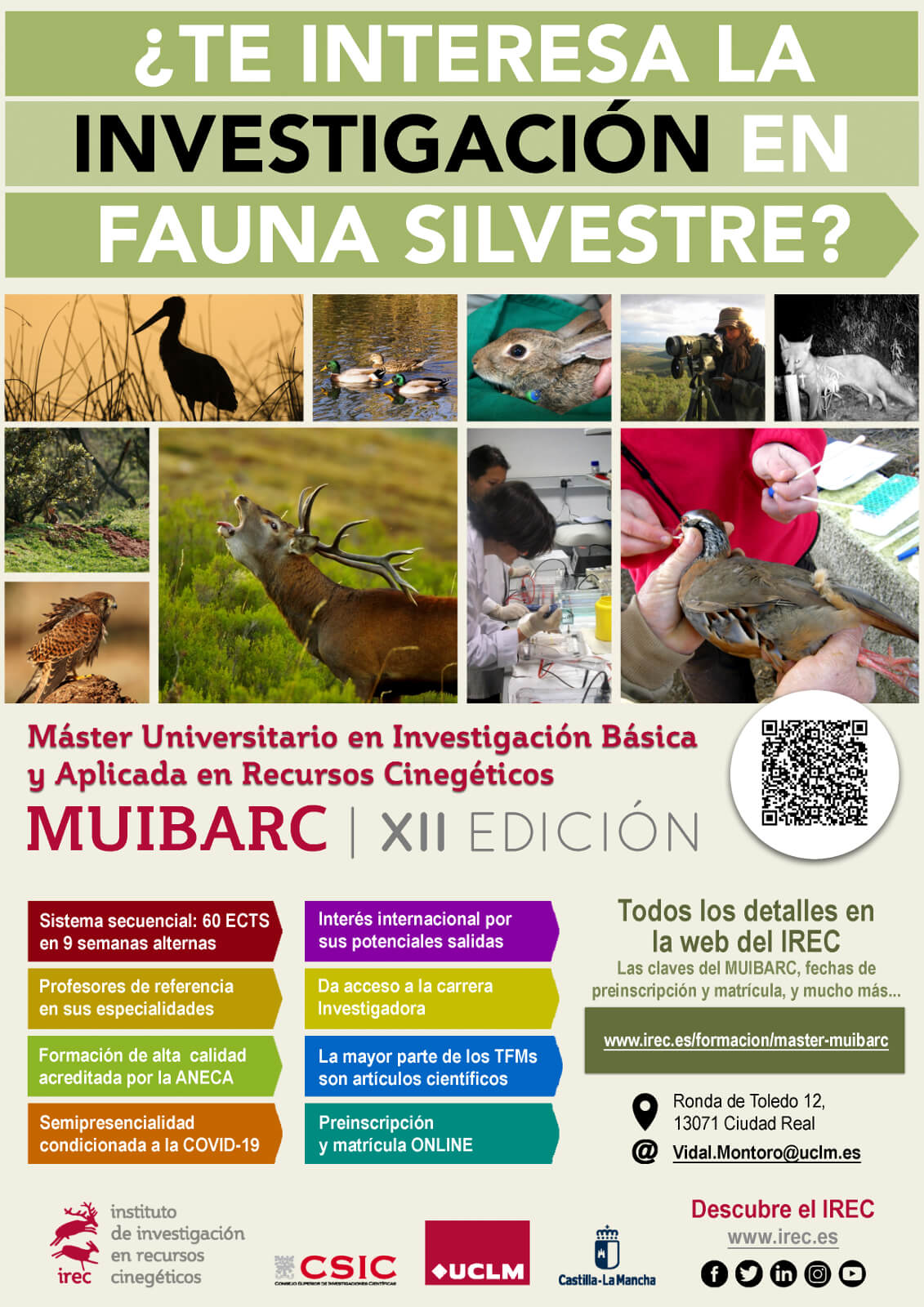 ¿Te interesa la Investigación en fauna silvestre?