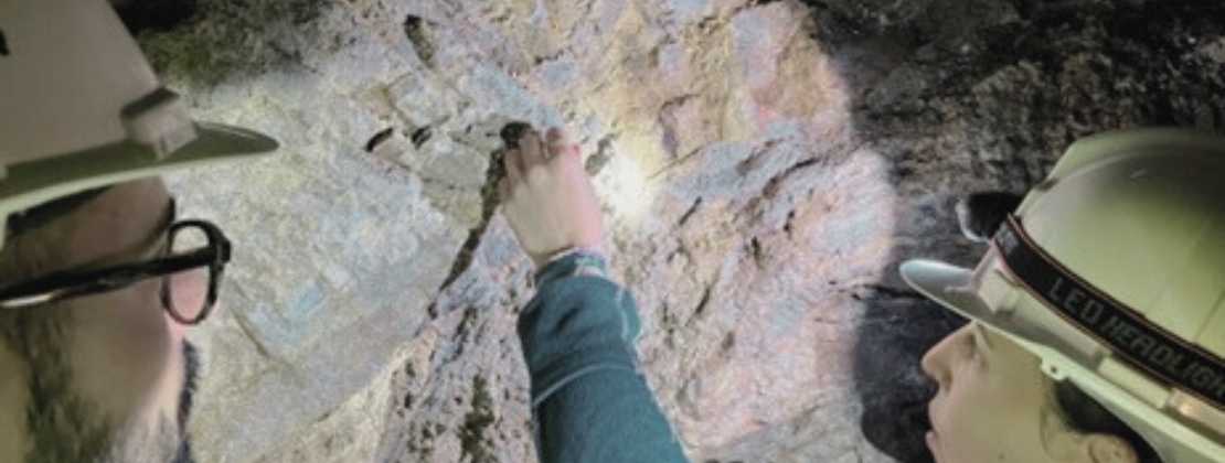 Toma de muestras de la mina de Almaden