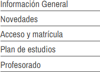 Menú de Estudios Propios