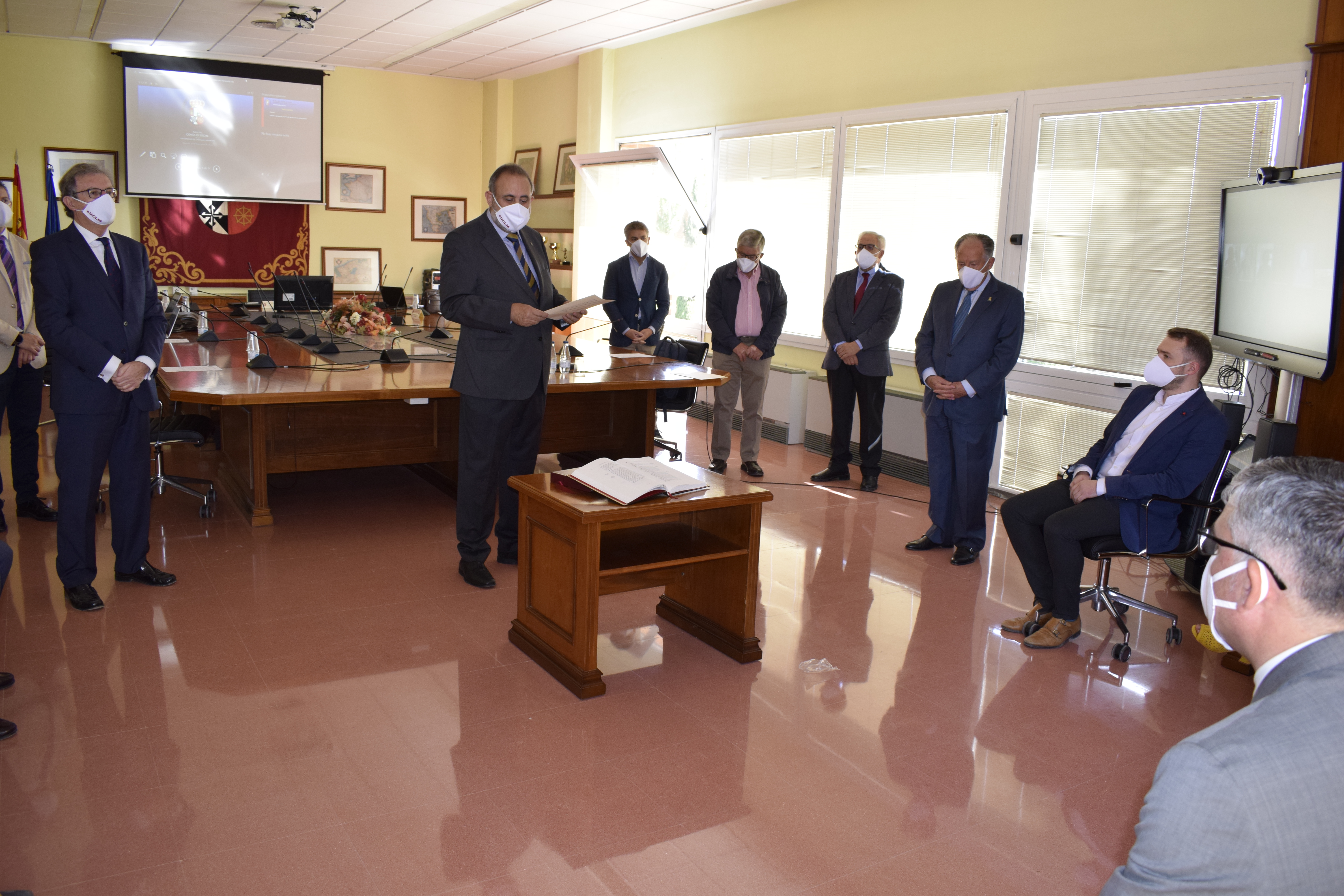 Acto de toma de posesión de varios vocales del Consejo Social