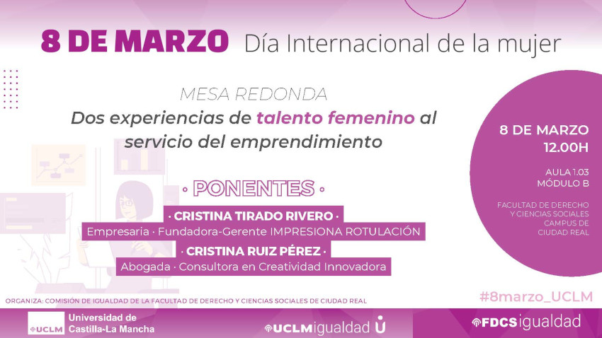 Mesa Redonda. Dos experiencias de talento femenino al servicio del emprendimiento