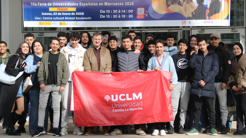 Delegación de la UCLM en la X Feria de Universidades Españolas en Marruecos.