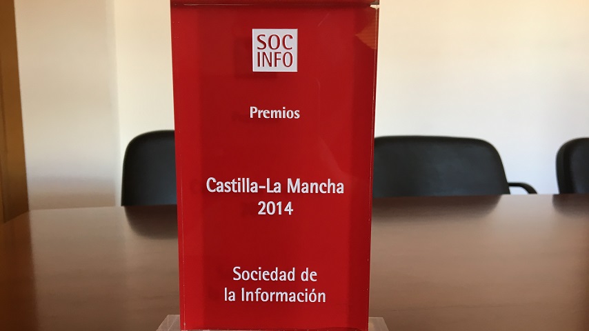 Fotografía del Premio Sociedad de la Información Castilla - La Mancha 2014