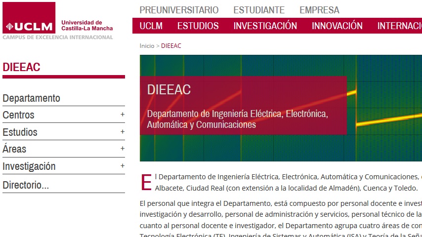 Nueva Web del DIEEAC