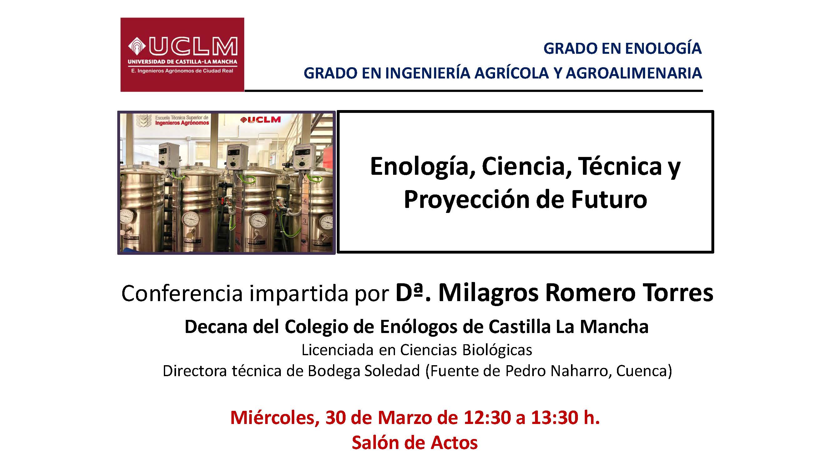 Foto cartel conferencia
